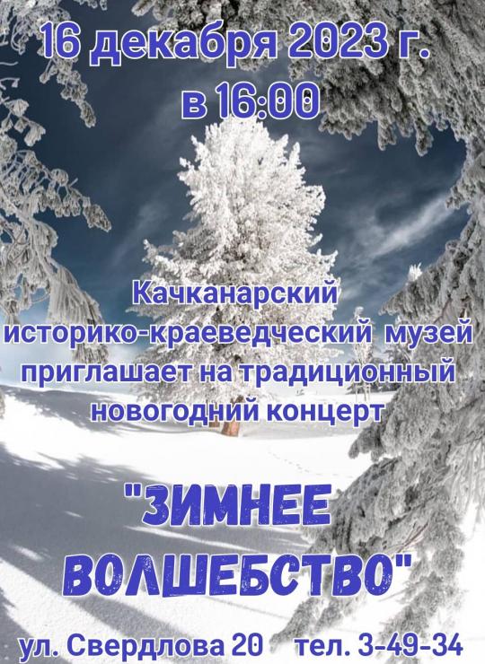 Новогодний концерт "Зимнее волшебство."